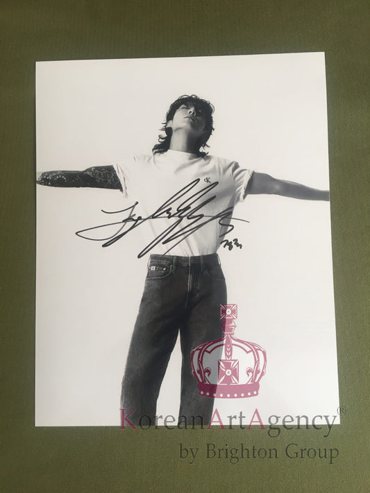 BTS Jungkook Calvin Klein Campaign Global Ambassador 6inches Autograph