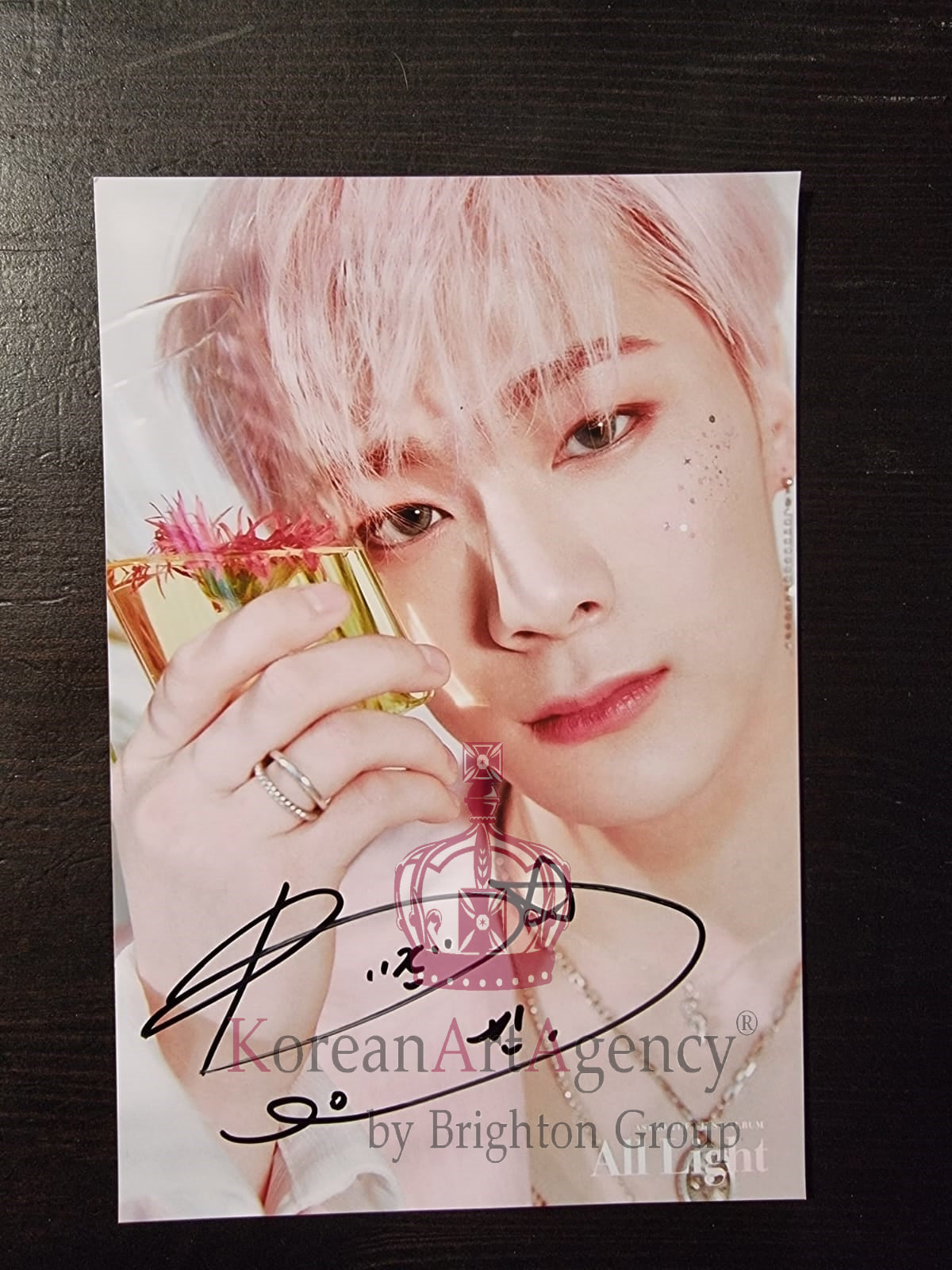 ASTRO Moon Bin 6-inch Autograph - K-Pop Collectible Signature