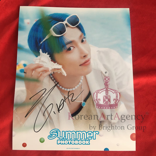 ATEEZ Hongjong Summer 2022 Autograph | Kim Hong Joong Signature