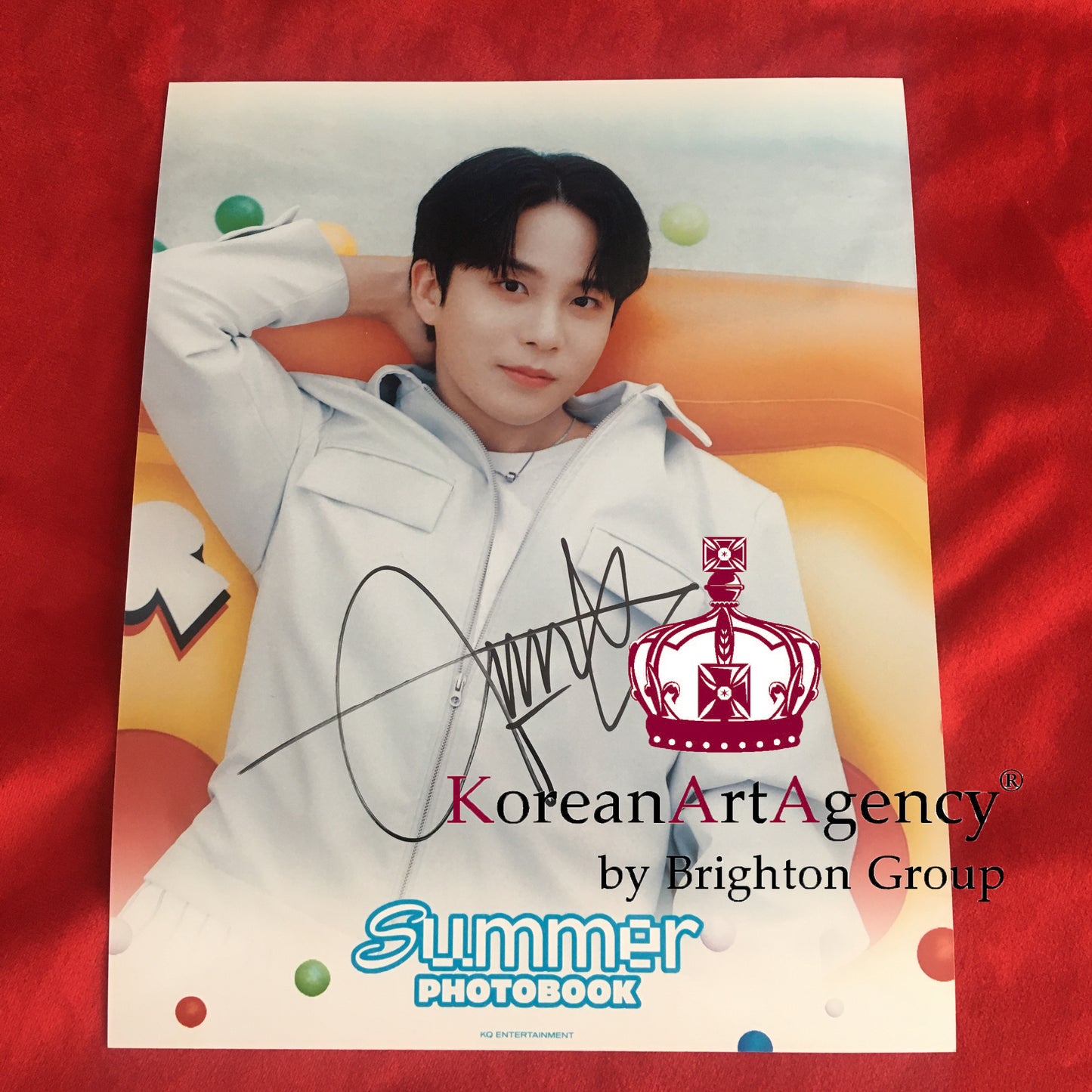 ATEEZ Jongho Summer 2022 Autograph - Limited Edition K-pop Collectible