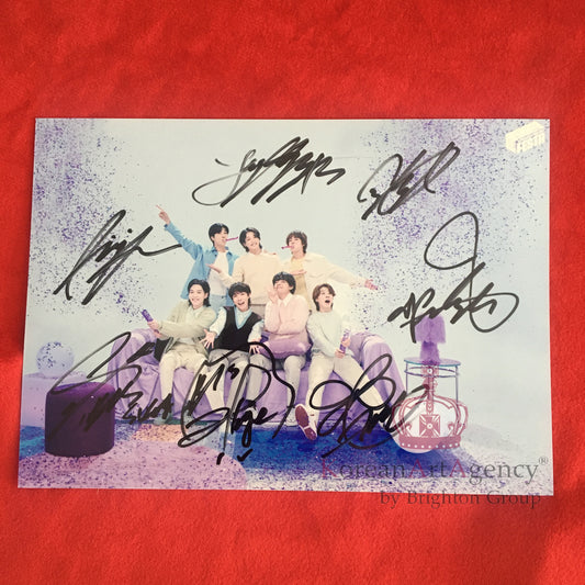 BTS Autograph Group Fotos Jimin JHope RM Jin Suga Jungkook V 7inches