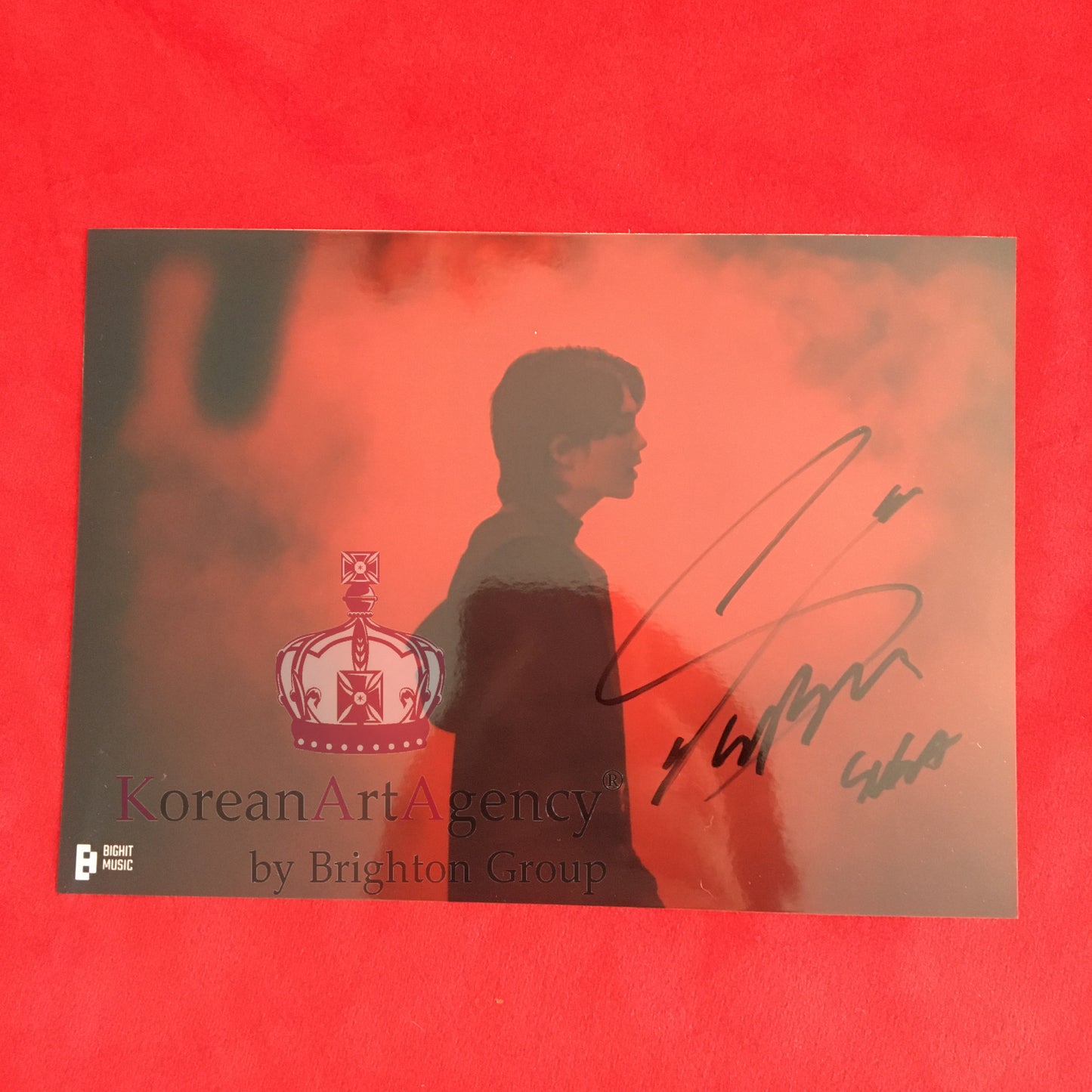 BTS Suga Autograph 7inches