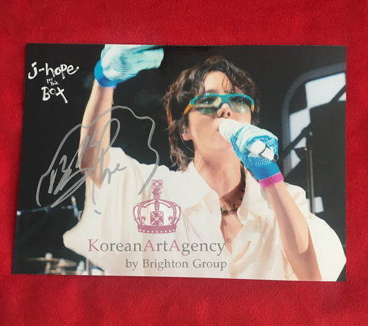 BTS Jhope Autograph 7inches