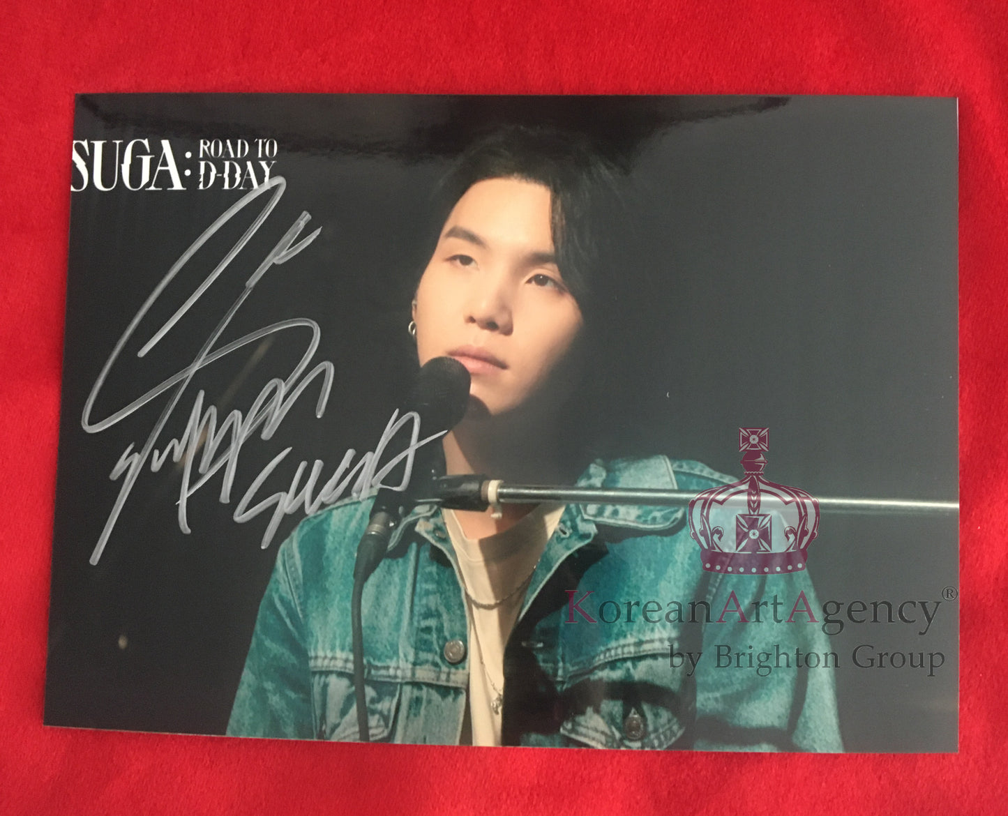 BTS Suga Autograph 7inches