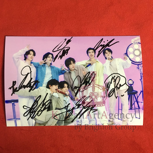 BTS Autograph Group Fotos Jimin JHope RM Jin Suga Jungkook V 6inches