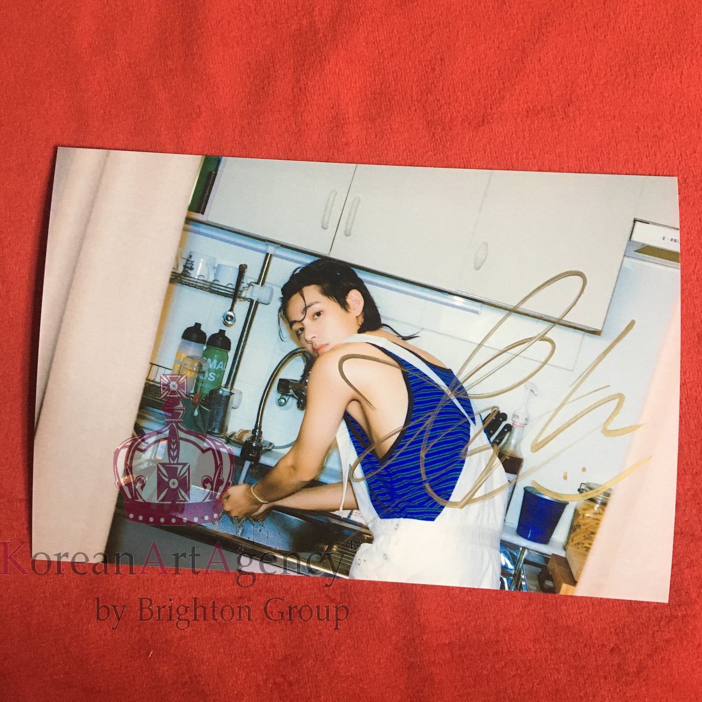 BTS V Kim Taehyung 2023 Layover 6inches Autograph