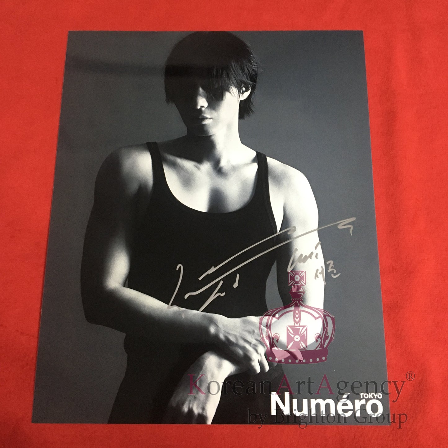 Park Seo Joon Numéro Tokyo September 2023 Issue 10 inches Foto Autograph