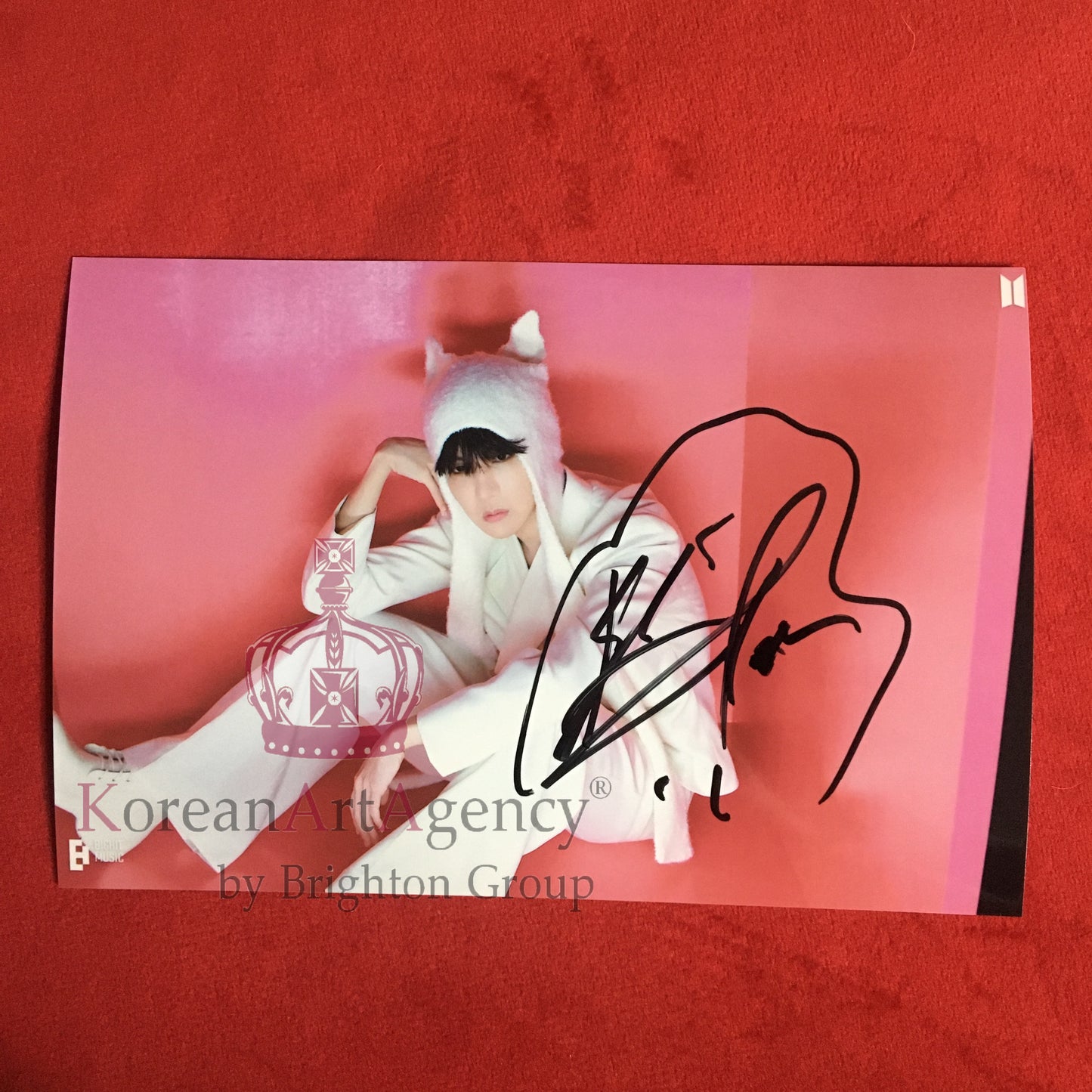 BTS J-Hope Jack in the Box 7inches Autograph