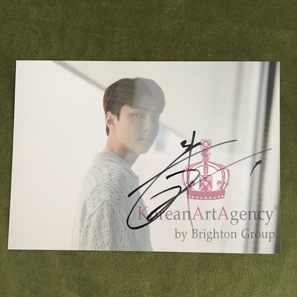 EXO Sehun 7inches Autograph