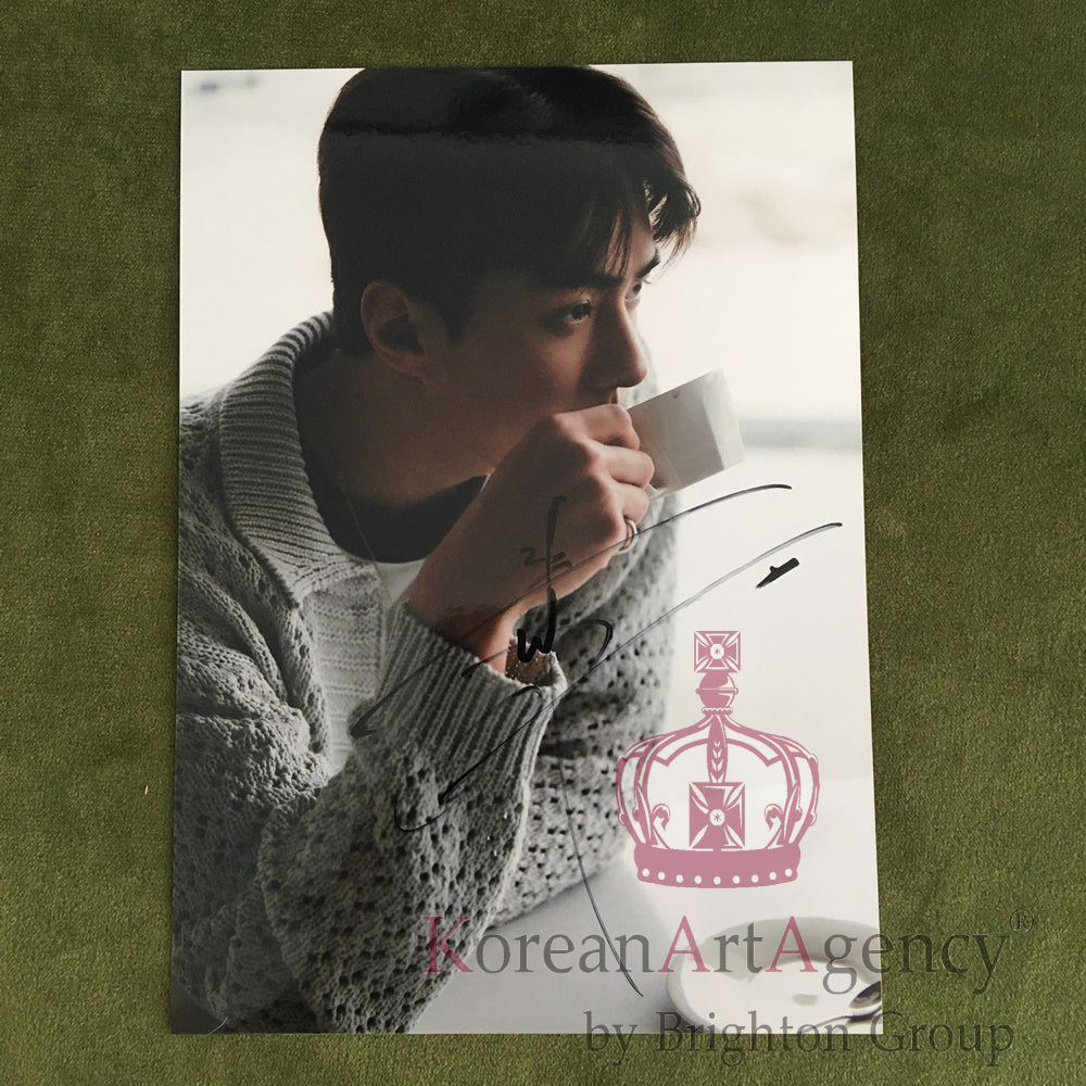 EXO Sehun 7inches Autograph