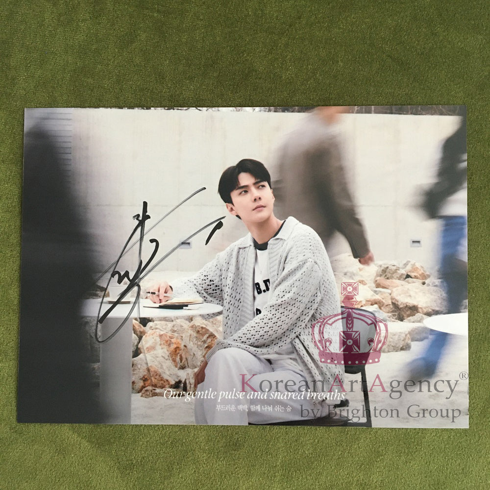 EXO Sehun 7inches Autograph