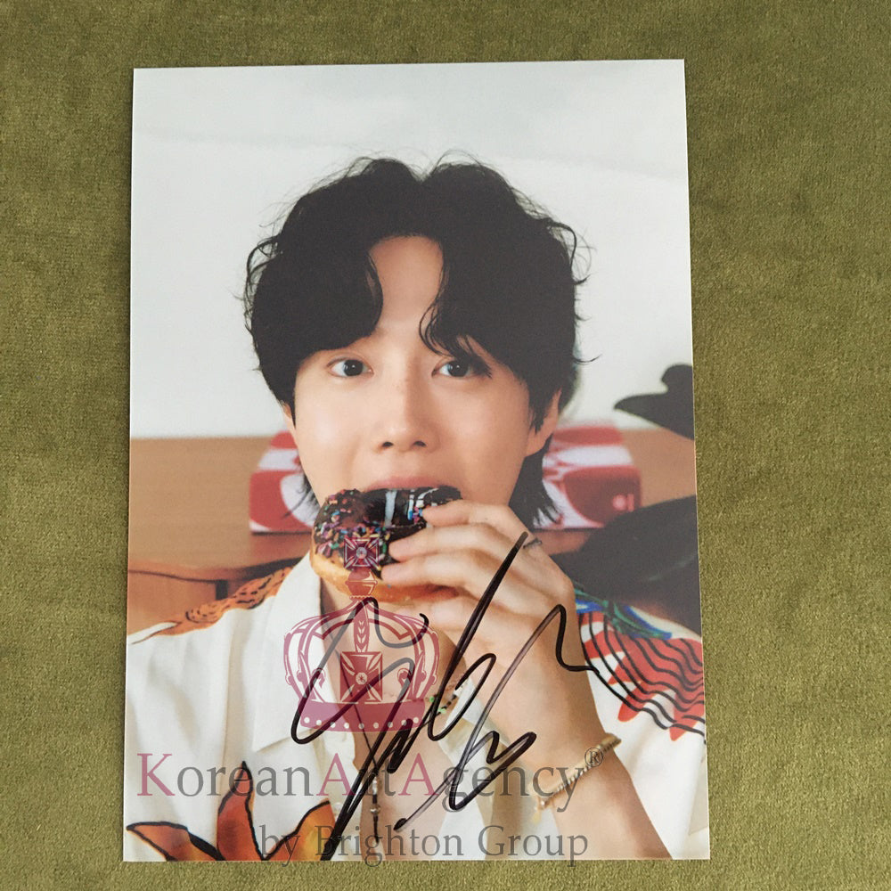 EXO Suho 7inches Autograph