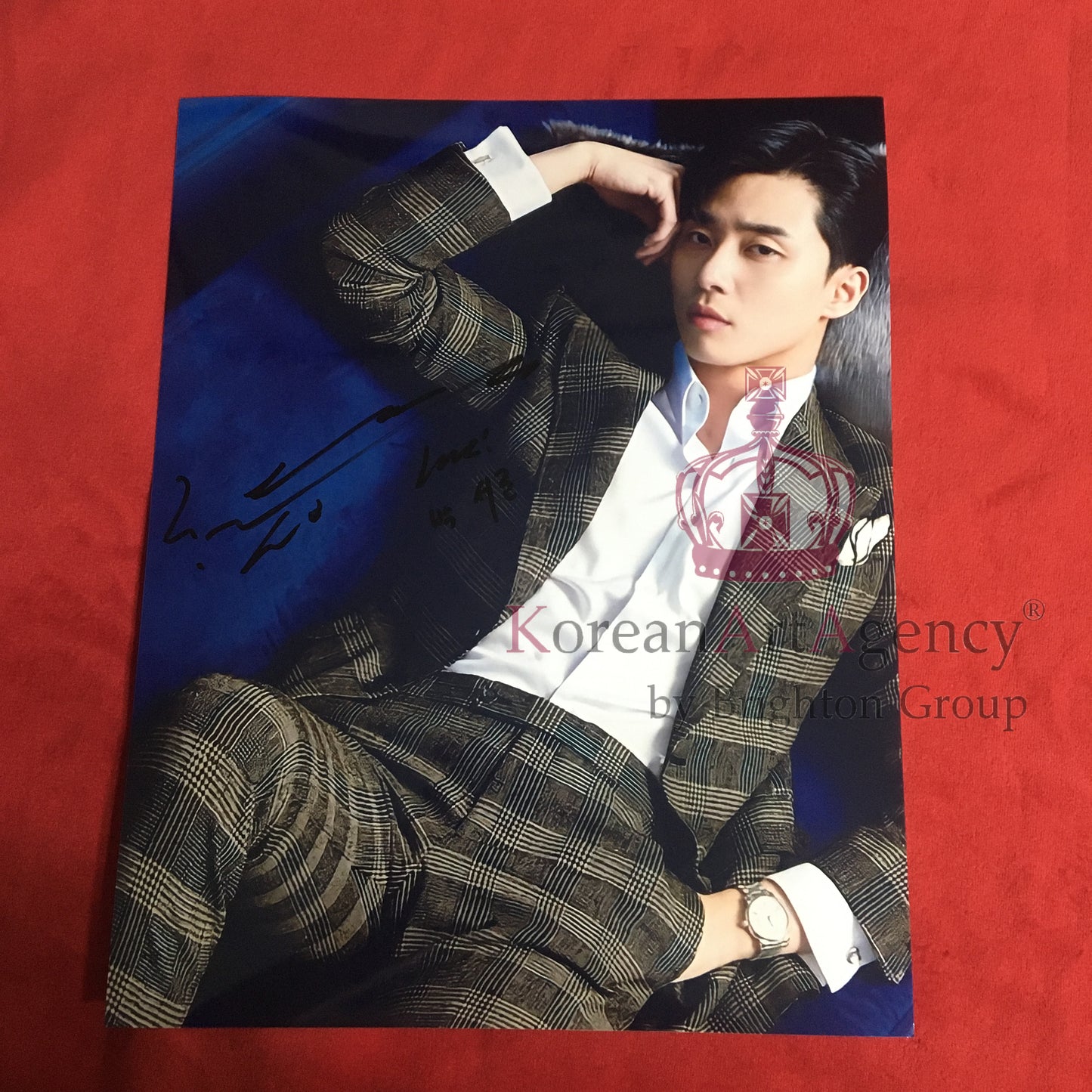 Park Seo Joon What's Wrong with Secretary Kim Limited Rare 10inches Autograph