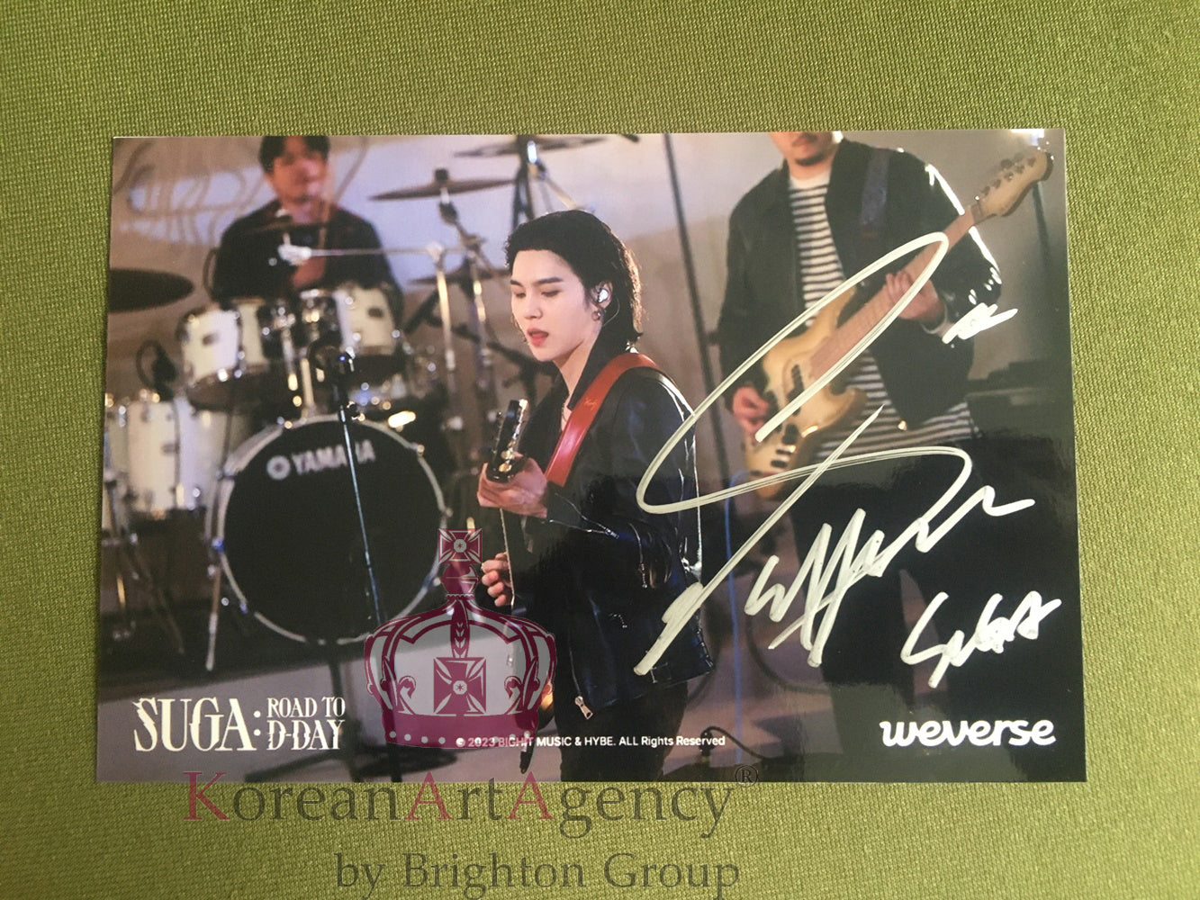 BTS Suga D-Day 7inches Autograph