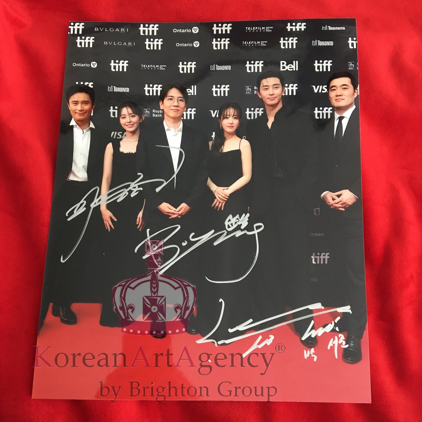 Lee Byung Hun Park Seo Joon Park Bo Young Concrete Utopia Toronto International Film Festival 10inches Autograph