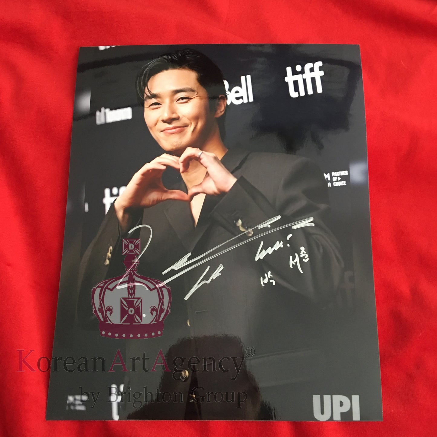 Park Seo Joon Toronto International Film Festival 10inches Autograph