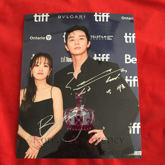 Park Seo Joon Park Bo Young Toronto International Film Festival 10inches Autograph