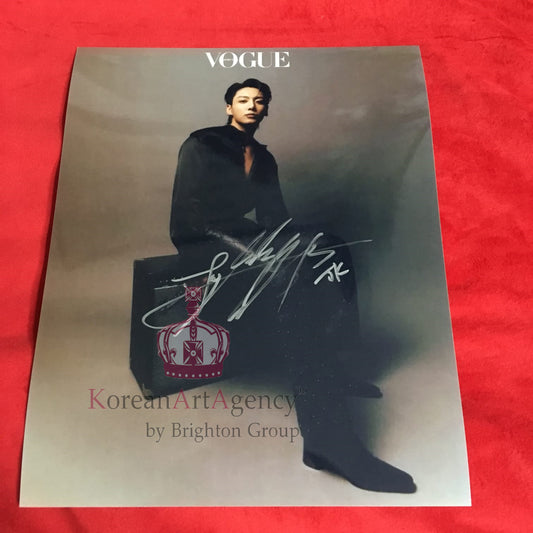 BTS Jungkook Vogue October 2023 10inches Foto Autograph