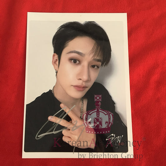 Stray Kids Bang Chan 7inches Autograph