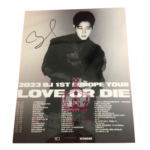 B.I Kim Han Bin 10inches Autograph