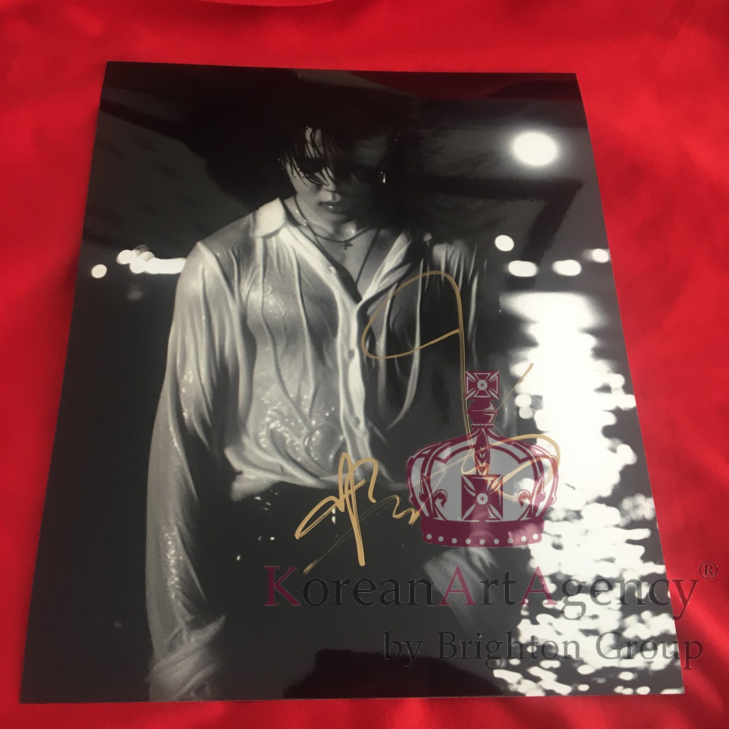 BTS Jimin Water Concept Photoshoot 10inches Autograph