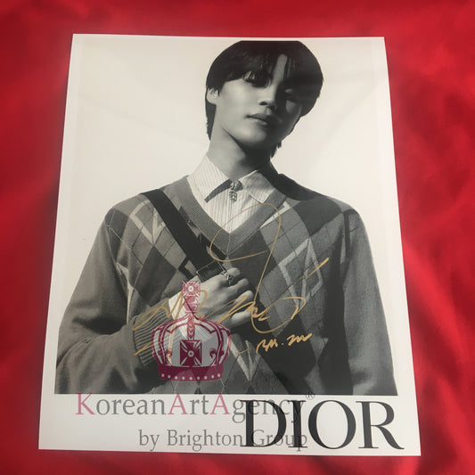 BTS Jimin DIOR 2023 10inches Autograph