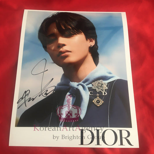 BTS Jimin DIOR 2023 10inches Autograph