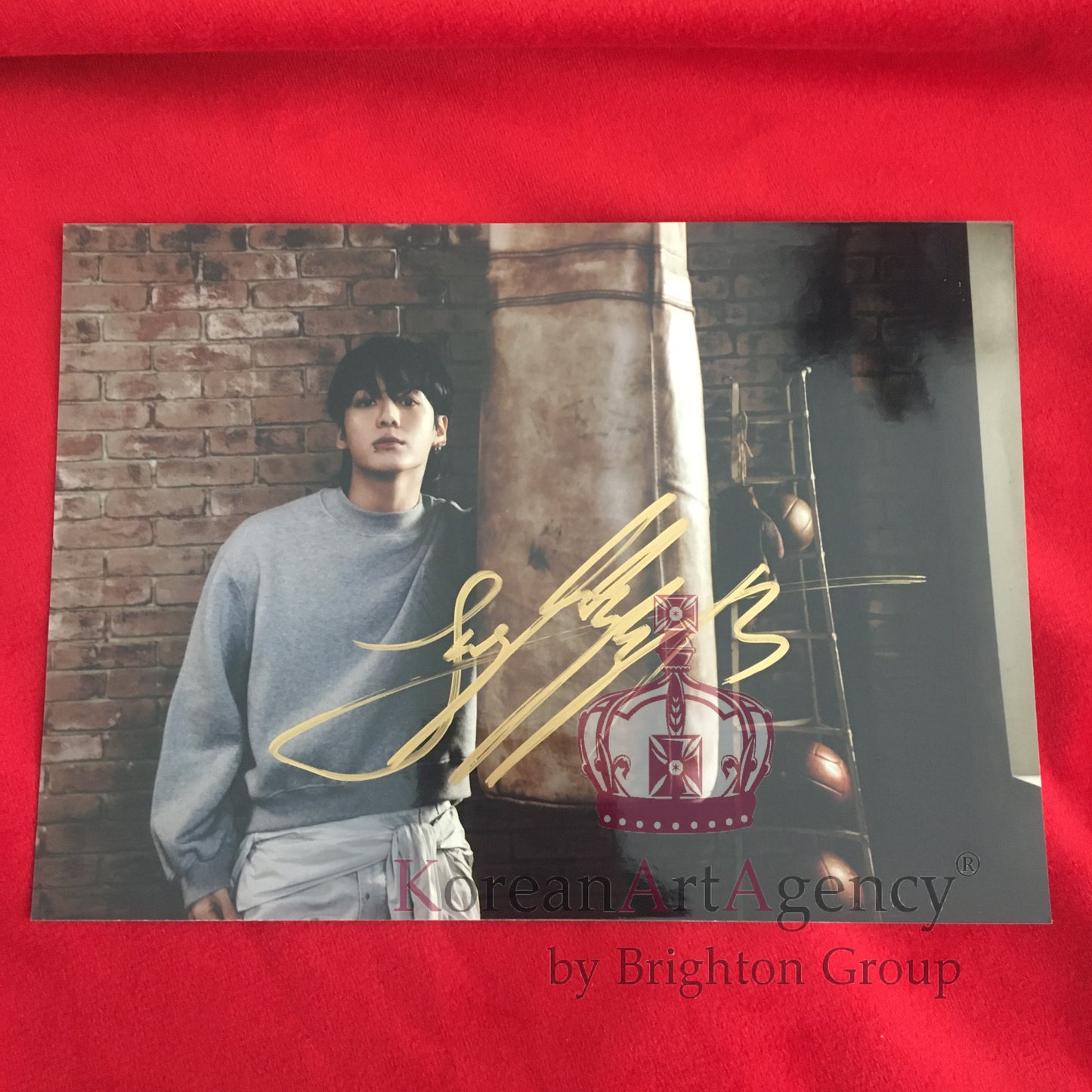 BTS Jungkook Golden 7inches Autograph