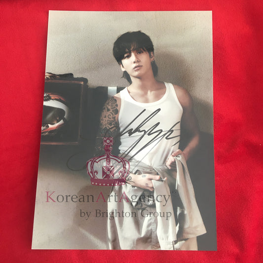 BTS Jungkook Golden 7inches Autograph