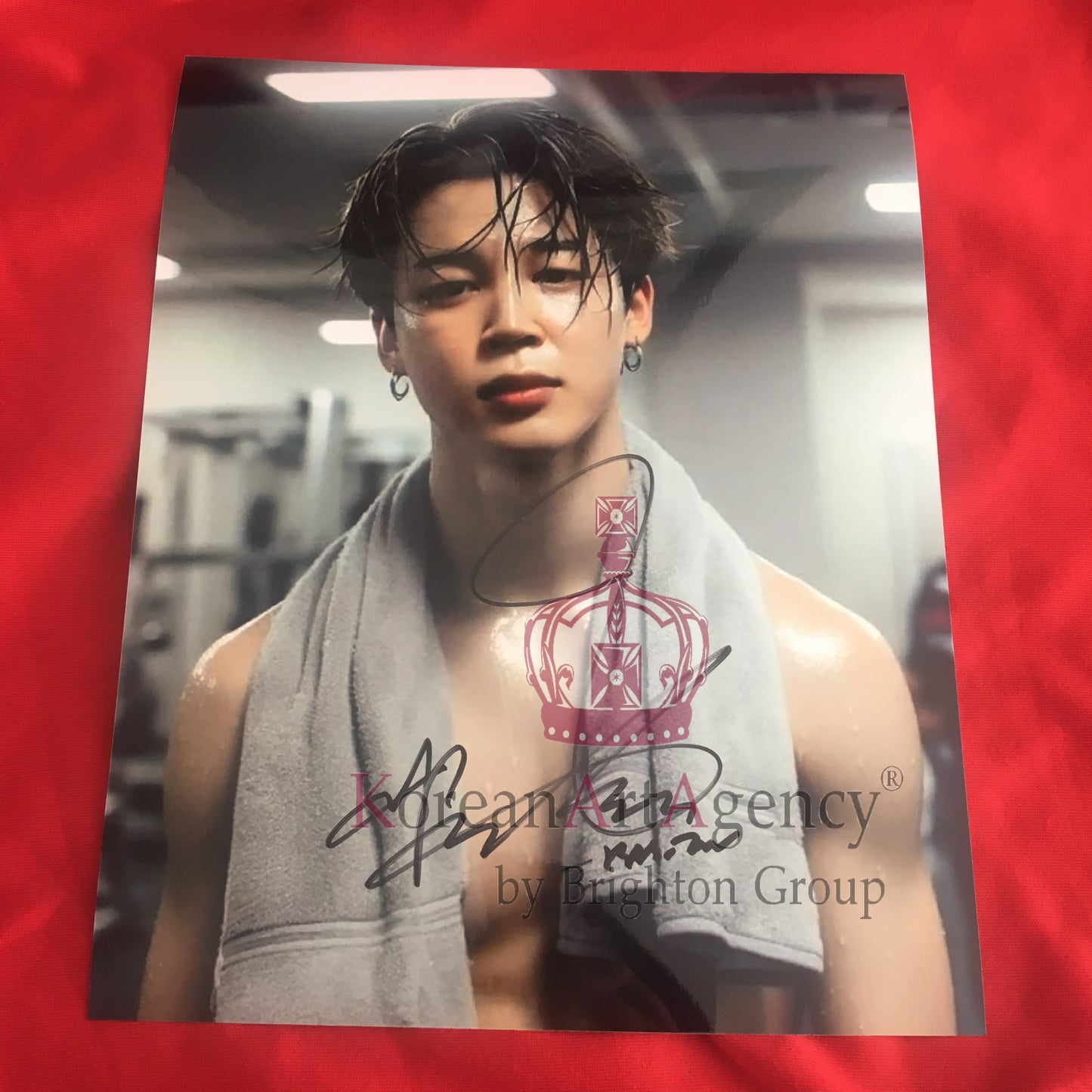 BTS Jimin Water Concept Photoshoot 10inches Autograph