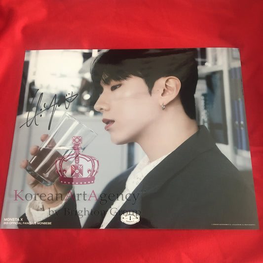 Monsta X Kihyun 10inches Autograph