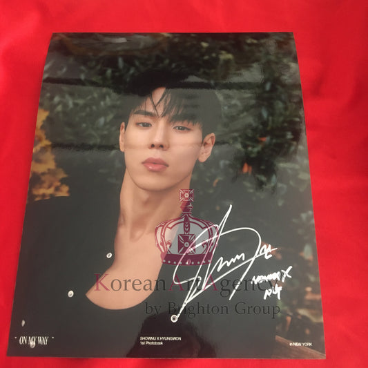 Monsta X Shownu 10inches Autograph