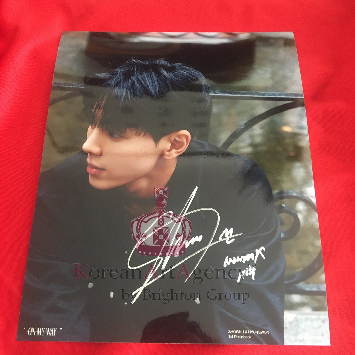 Monsta X Shownu 10inches Autograph