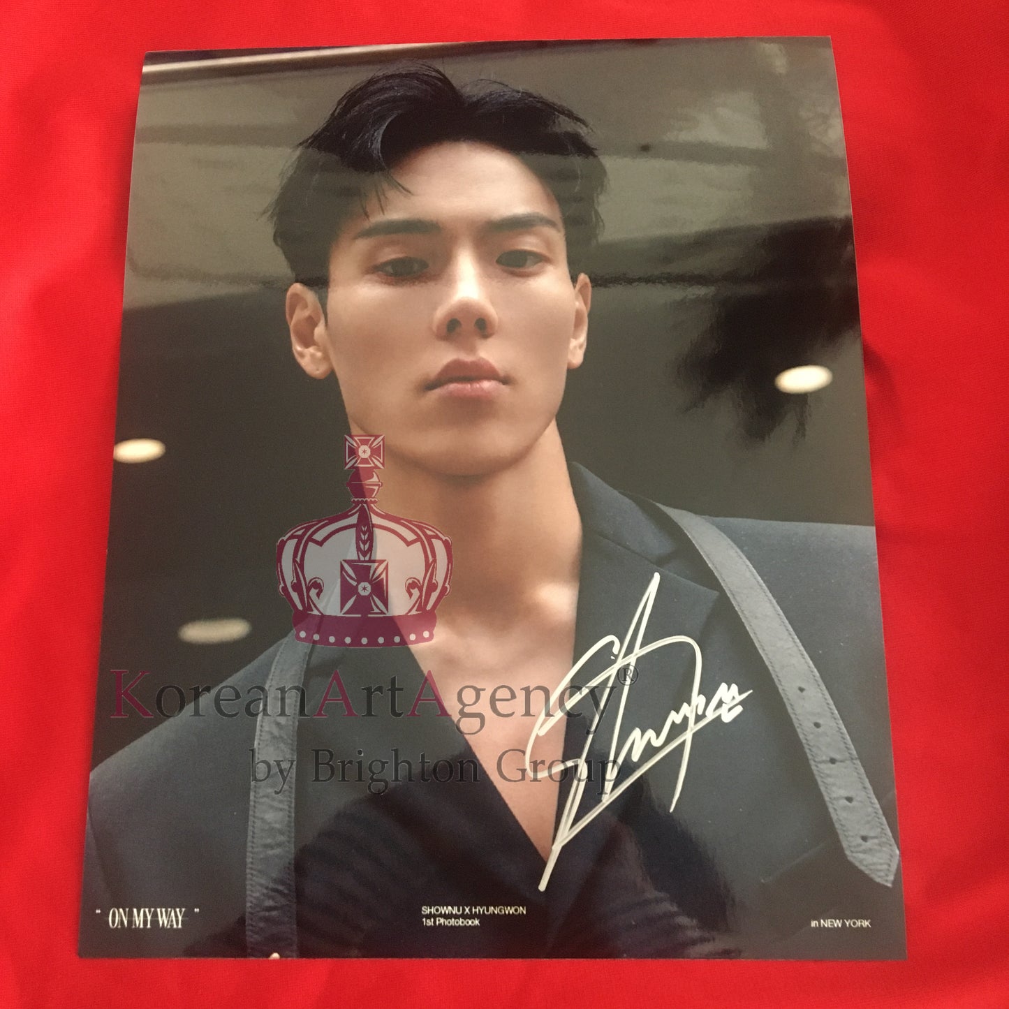 Monsta X Shownu 10inches Autograph