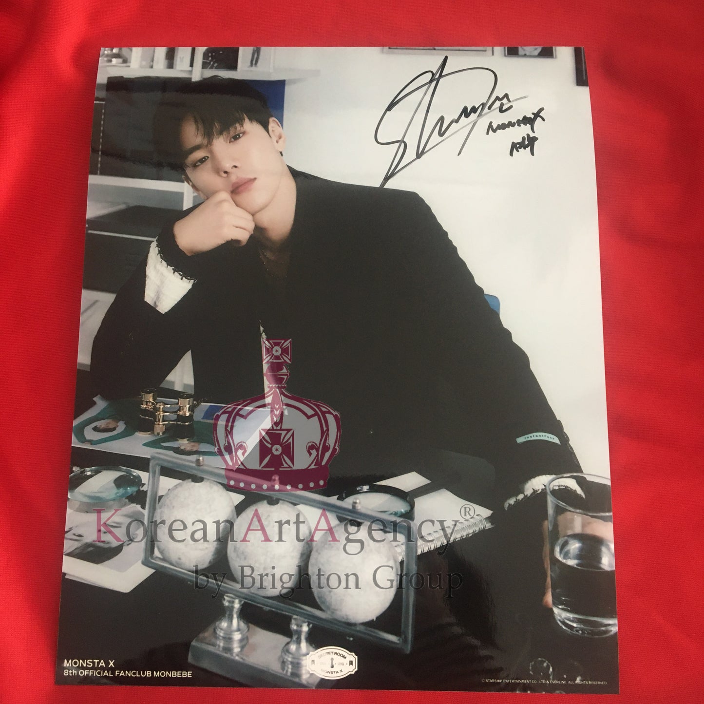 Monsta X Shownu 10inches Autograph