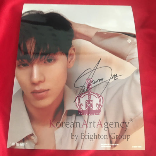 Monsta X Shownu 10inches Autograph