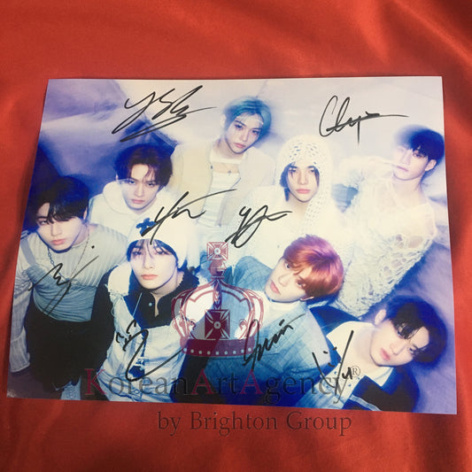 Stray Kids Bang Chan Lee Know Changbin Hyunjin Han Felix Seungmin I.N 10inches Autograph