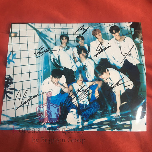 Stray Kids Bang Chan Lee Know Changbin Hyunjin Han Felix Seungmin I.N 10inches Autograph