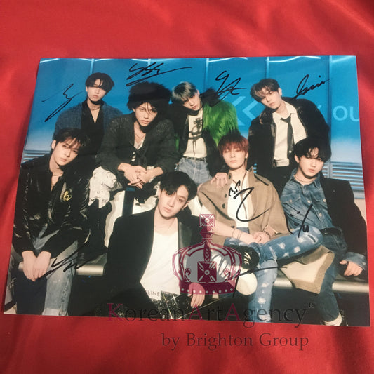 Stray Kids Bang Chan Lee Know Changbin Hyunjin Han Felix Seungmin I.N 10inches Autograph