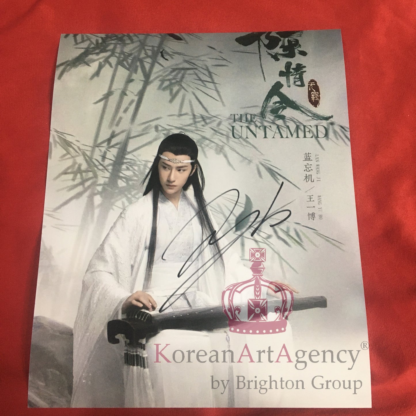 The Untamed Wang Yibo 10inches Autograph