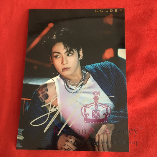 BTS Jungkook Golden 7inches 2023 Autograph