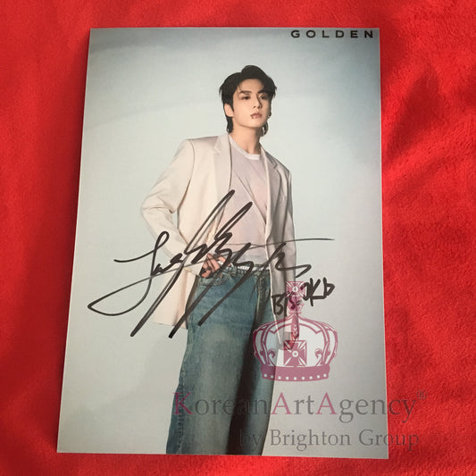 BTS Jungkook Golden 7inches 2023 Autograph