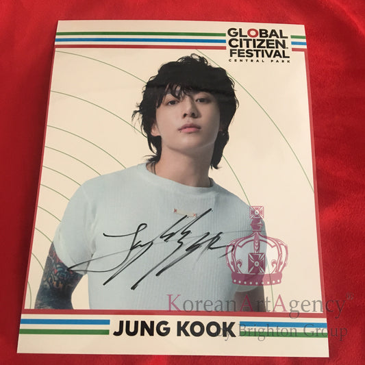 BTS Jungkook Golden 10inches 2023 Autograph