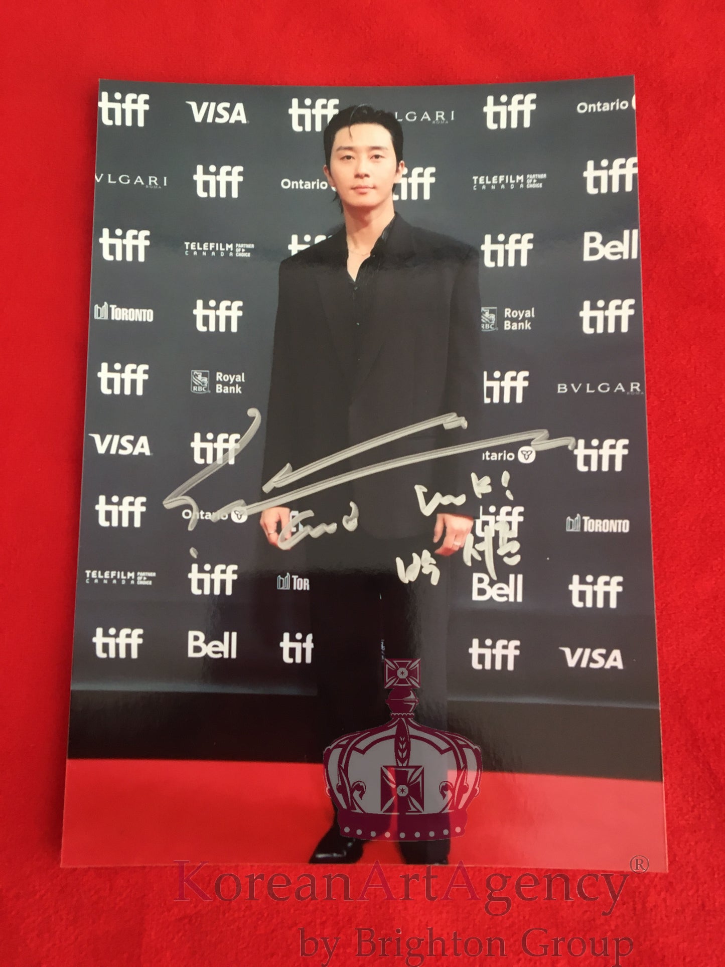 Park Seo Joon Toronto International Film Festival Concrete Utopia 10inches Autograph