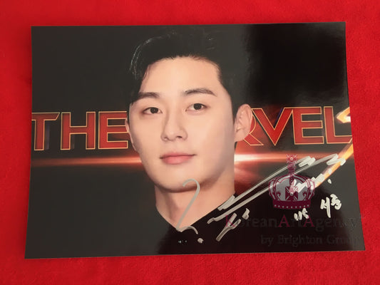 Park Seo Joon 7inches The Marvels 7inches Autograph