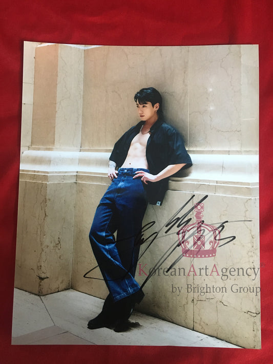 BTS Jungkook Calvin Klein Jeans Campaign 10inches Autograph