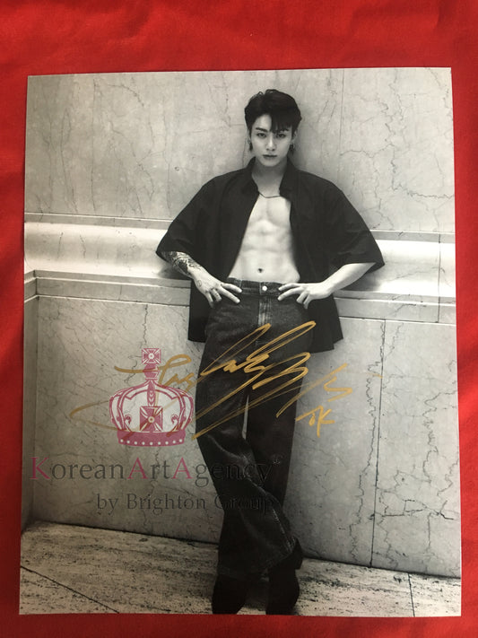 BTS Jungkook Calvin Klein Jeans Campaign 10inches Autograph