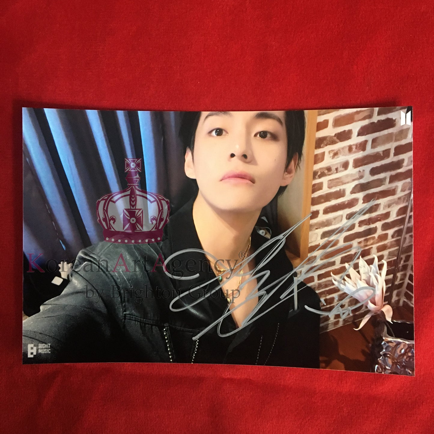 BTS V Kim Taehyung Love Wins All 6inches Autograph