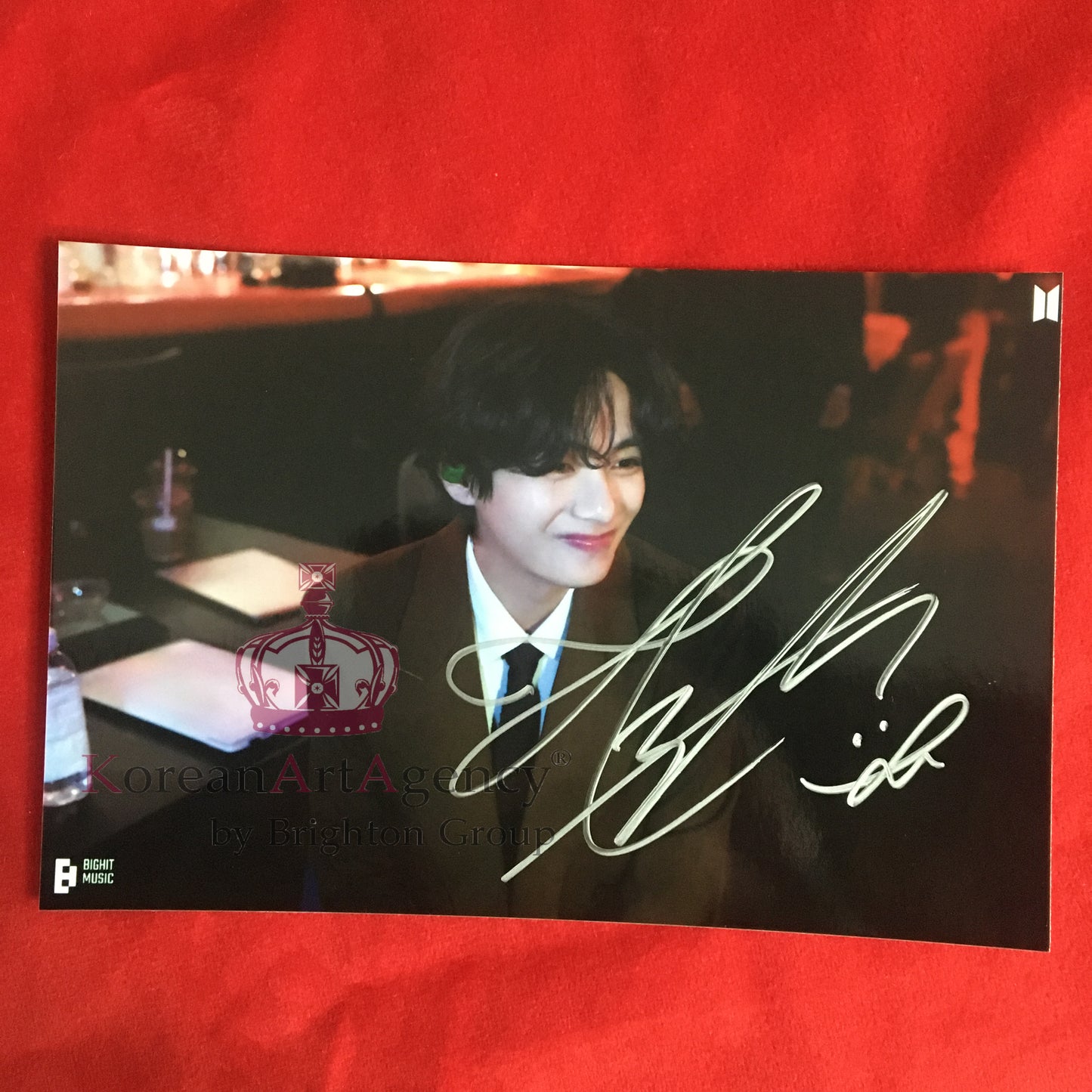 BTS V Kim Taehyung Love Wins All 6inches Autograph