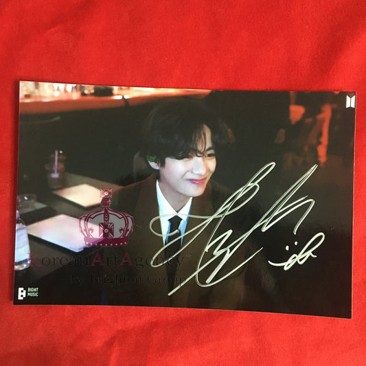 BTS V Kim Taehyung Love Wins All 6inches Autograph